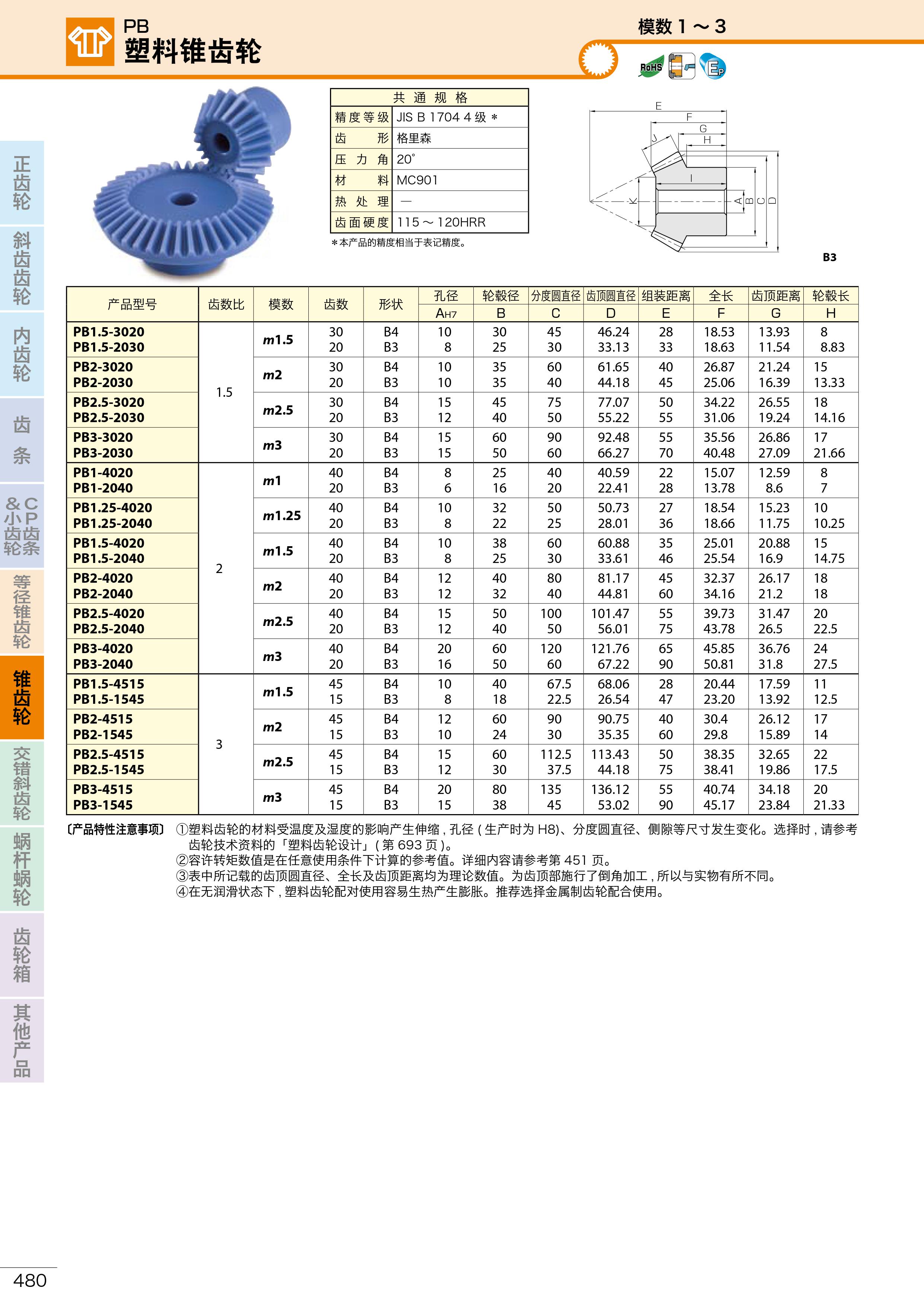 PB塑料锥齿轮1